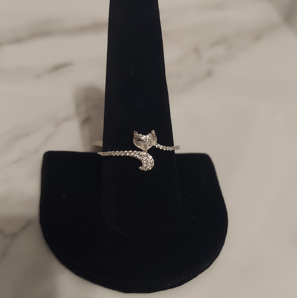 Fox Ring 925 Sterling Silver